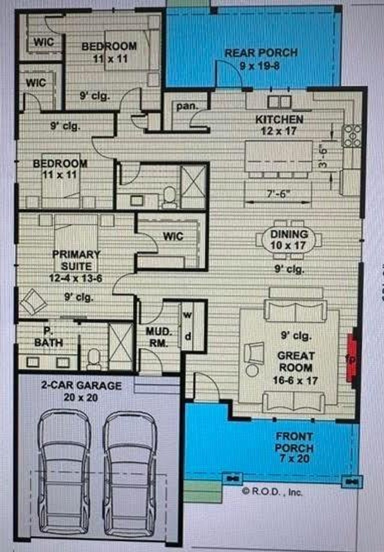 2D floor plan layout of this home in , Calhoun, GA (Image 2). 2D floor plan layout of this home in , Calhoun, GA (Image 2).