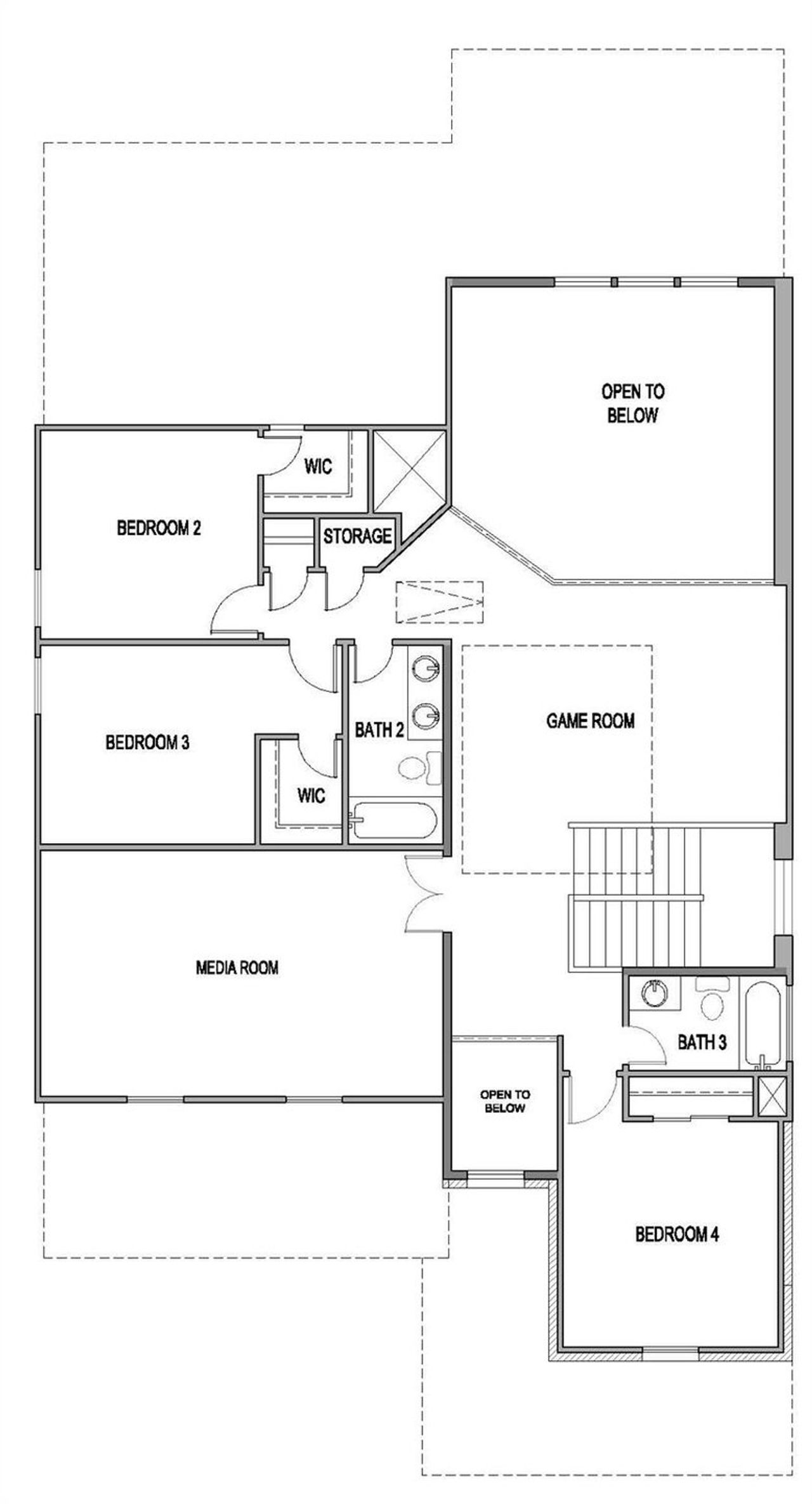 2D floor plan layout of this home in University Heights, Round Rock, TX (Image 2). 2D floor plan layout of this home in University Heights, Round Rock, TX (Image 2).