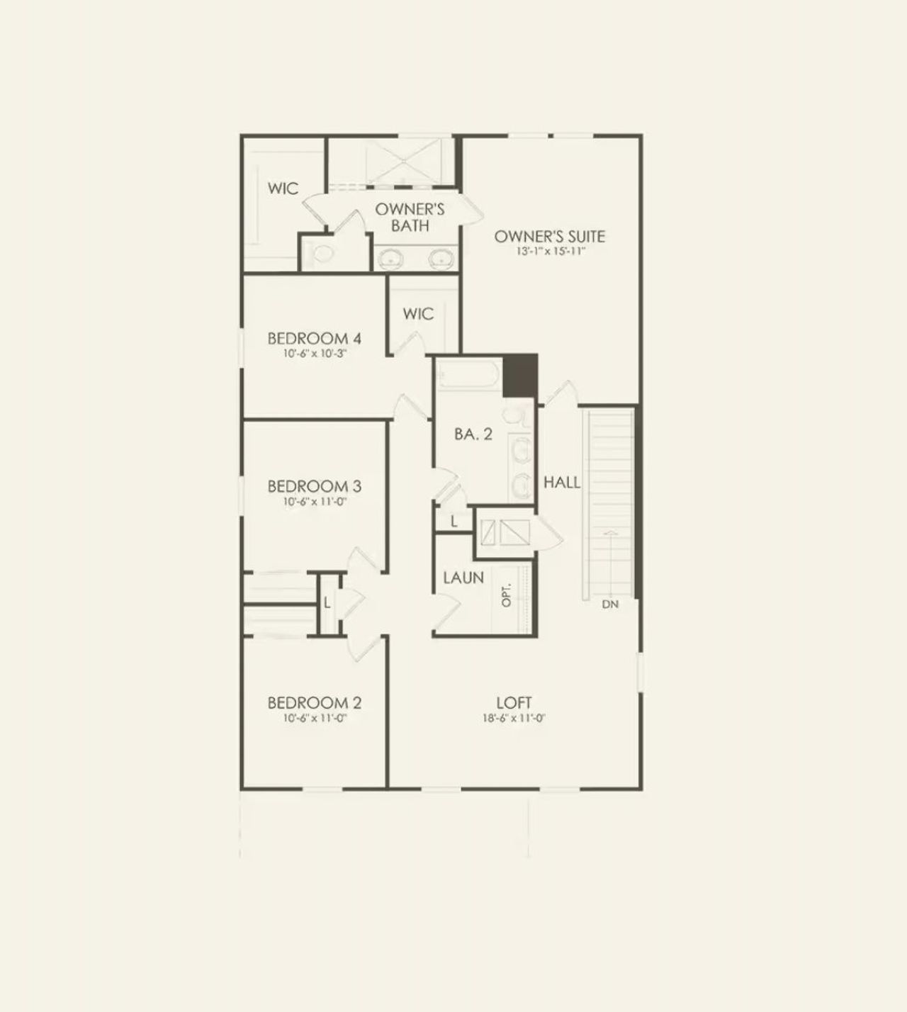 2D floor plan layout of this home in Spencer Glen, Riverview, FL (Image 2). 2D floor plan layout of this home in Spencer Glen, Riverview, FL (Image 2).