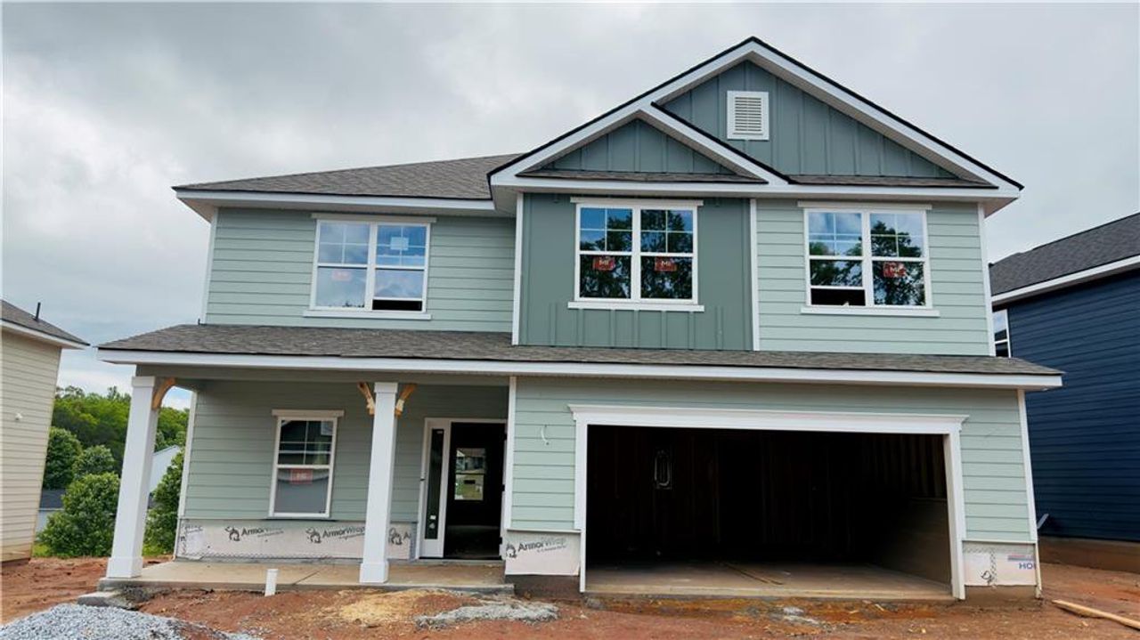 In-progress construction of a new home in Habersham Meadows, Demorest, GA (Image 2). In-progress construction of a new home in Habersham Meadows, Demorest, GA (Image 2).
