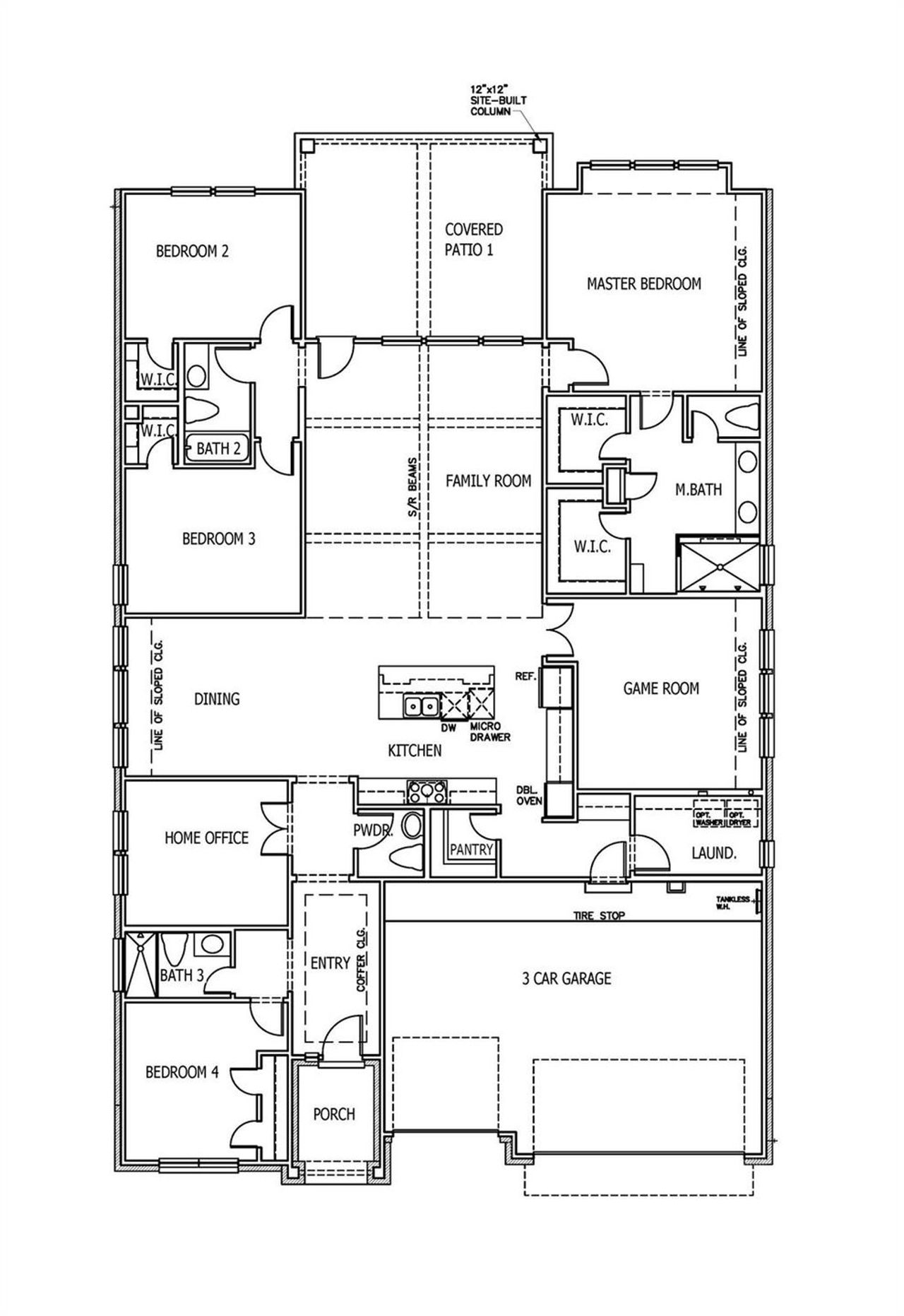 2D floor plan layout of this home in Blackhawk, Pflugerville, TX (Image 2). 2D floor plan layout of this home in Blackhawk, Pflugerville, TX (Image 2).