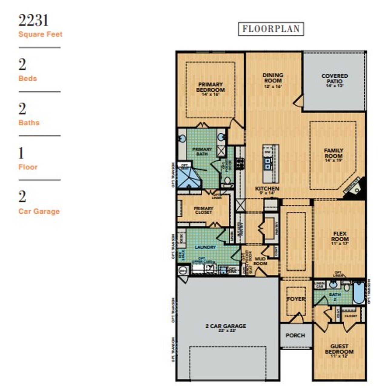 2D floor plan layout for the Casina by Epcon Communities in Ladera Little Elm, Little Elm, TX (Image 2). 2D floor plan layout for the Casina by Epcon Communities in Ladera Little Elm, Little Elm, TX (Image 2).