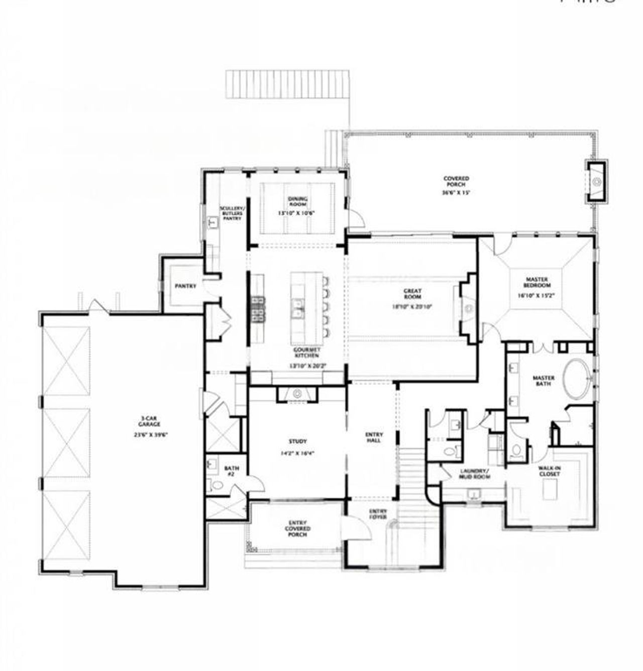 2D floor plan layout of this home in , Canton, GA (Image 2).