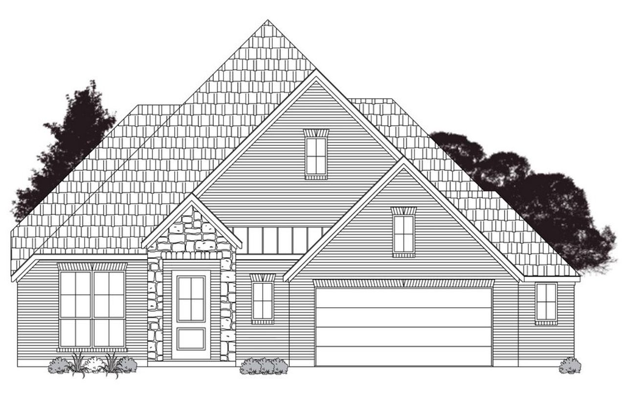 Representative rendering of the exterior for the Plan 2855AU by Ravenna Homes (Image 2).