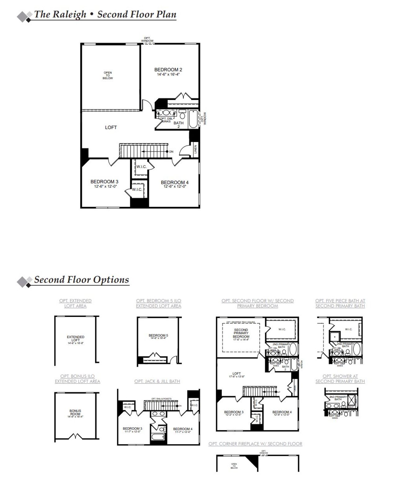 2D floor plan layout of this home in Monterra, Kernersville, NC (Image 2).