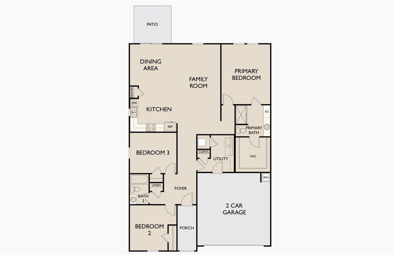 2D floor plan layout of this home in Cattleman's Crossing, Fort Worth, TX (Image 2). 2D floor plan layout of this home in Cattleman's Crossing, Fort Worth, TX (Image 2).