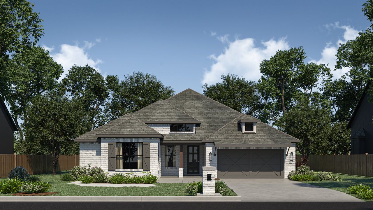 Representative exterior photo of a completed home built from the Colorado Cove by Trinity Classic Homes in Zion Trails, Poolville, TX (Image 2).