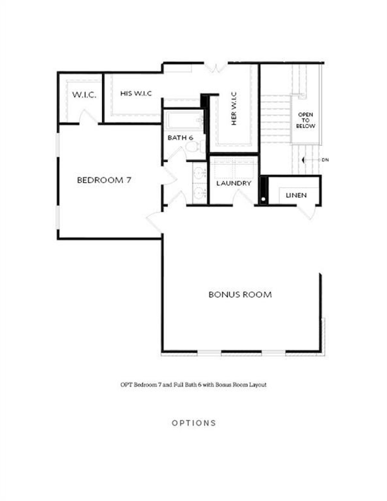 2D floor plan layout of this home in Bellwyn, Johns Creek, GA (Image 2).