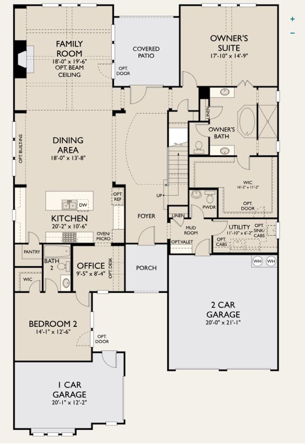 2D floor plan layout for the Hasley by Ashton Woods in Provence 70s, Austin, TX (Image 2). 2D floor plan layout for the Hasley by Ashton Woods in Provence 70s, Austin, TX (Image 2).