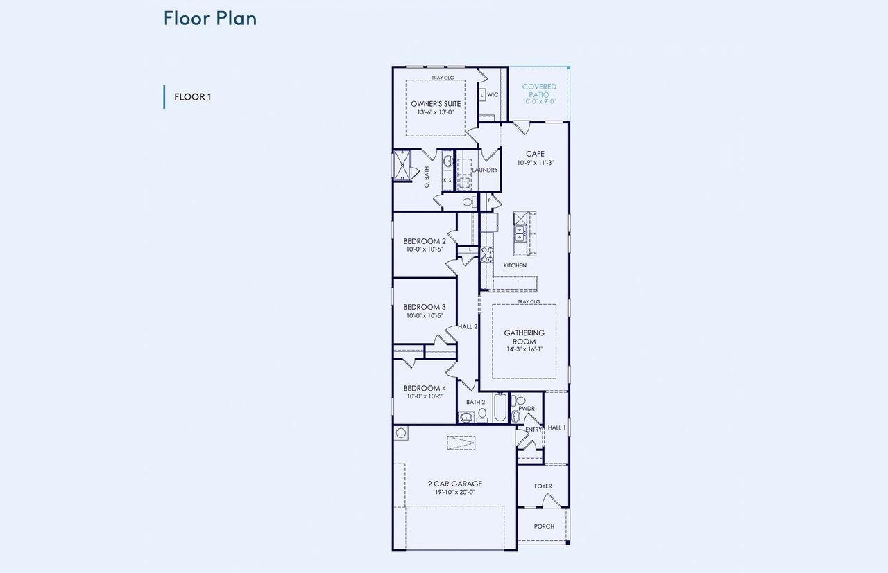 2D floor plan layout of this home in Pulte Homes at Two Step Farm, Montgomery, TX (Image 2). 2D floor plan layout of this home in Pulte Homes at Two Step Farm, Montgomery, TX (Image 2).