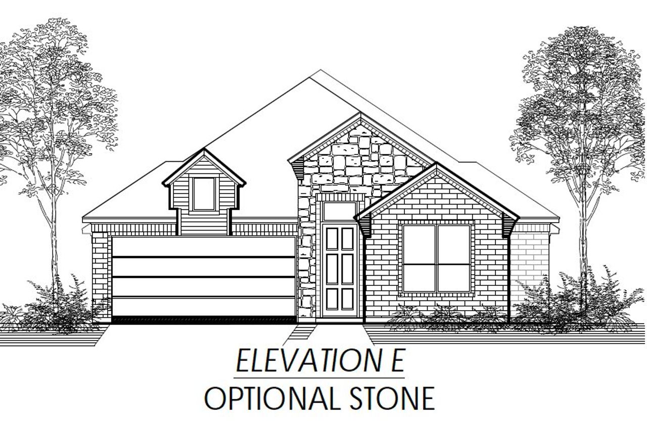 Representative rendering of the exterior for the The Amherst by Lillian Custom Homes (Image 2).