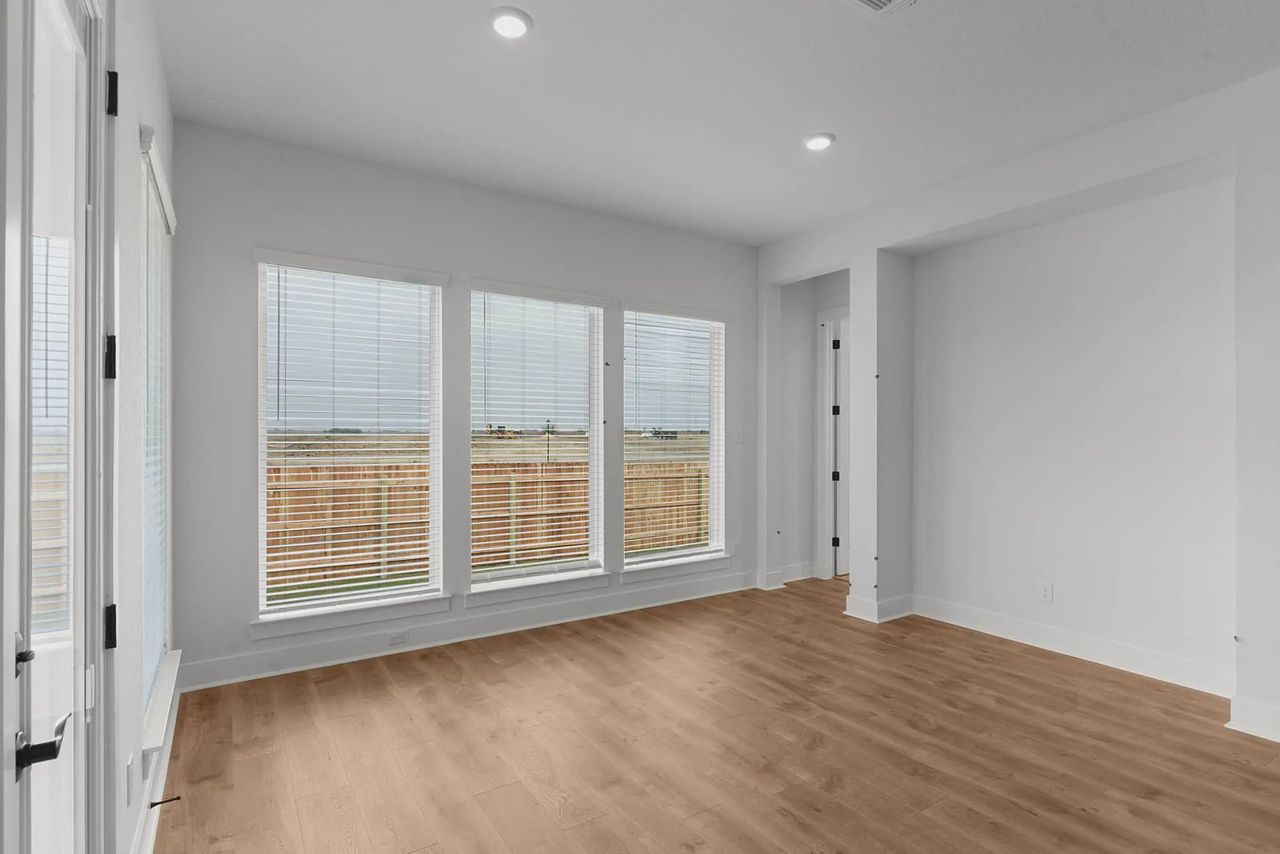 Representative unfurnished interior of a home built from the Sydney by Chesmar Homes in Broken Oak, Georgetown (Image 2).