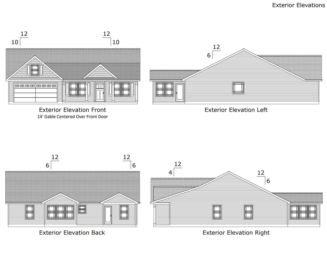 Exterior rendering of this home design in Bent Tree, Gaffney, SC (Image 2).