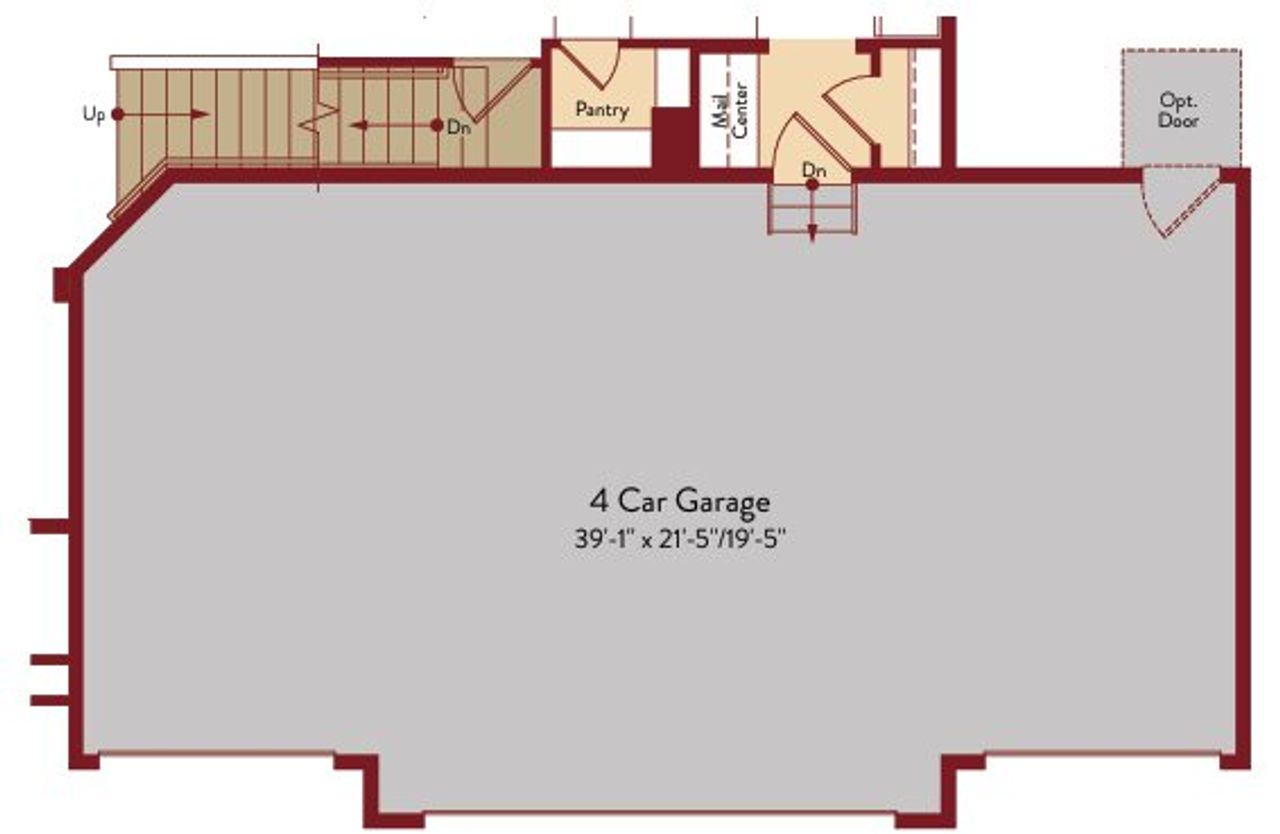 2D floor plan layout for the Zuma by View Homes in Jackson Creek North, Monument, CO (Image 2).