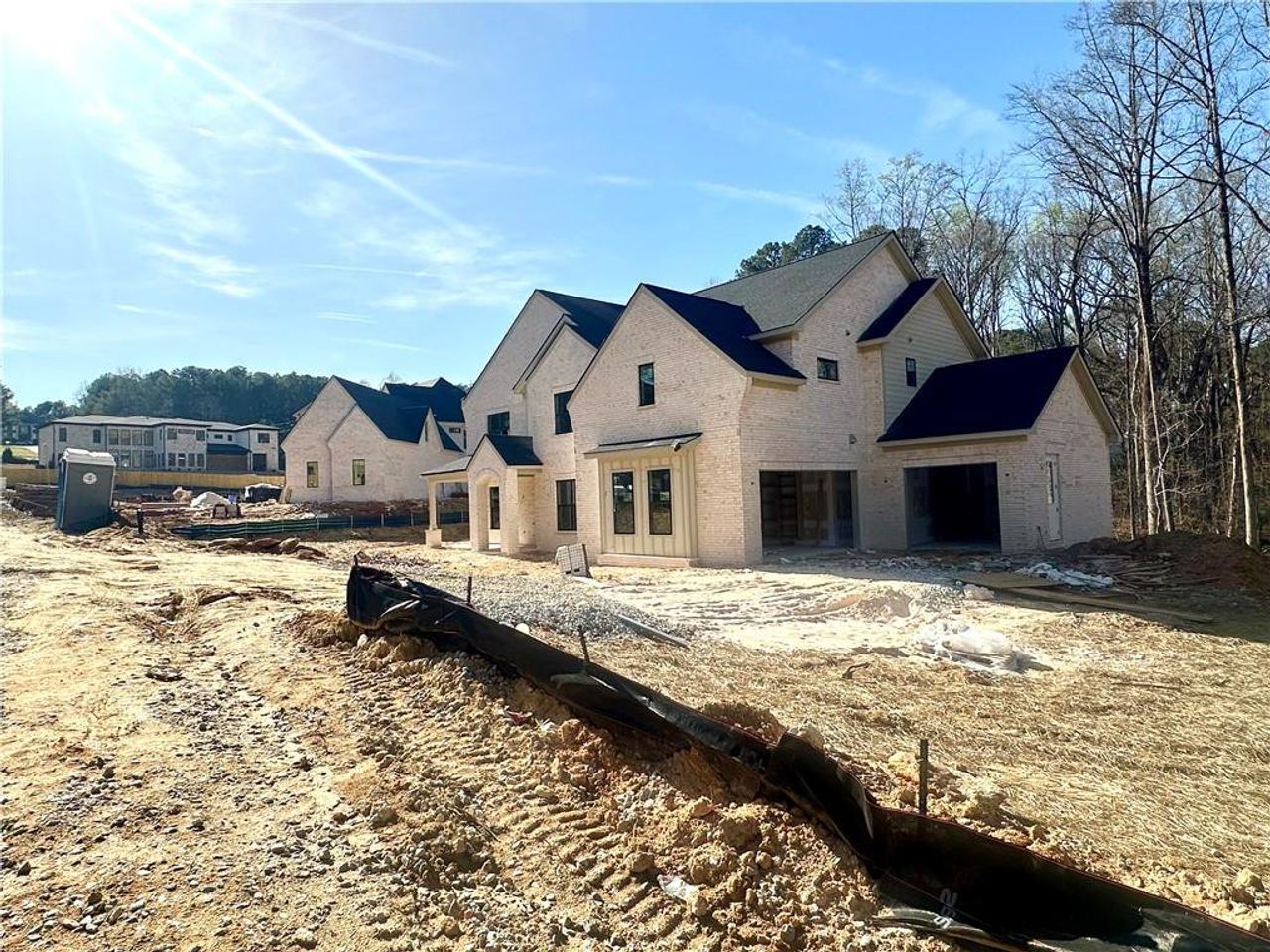 In-progress construction of a new home in , Dacula, GA (Image 2).