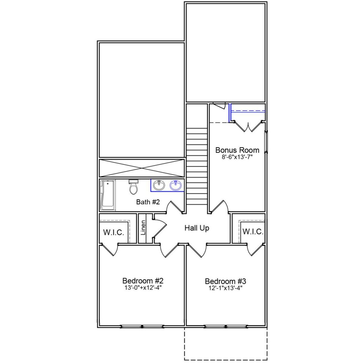 2D floor plan layout of this home in Ellington, Elgin, SC (Image 2).