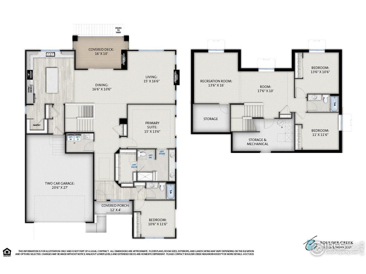 2D floor plan layout of this home in , Fort Collins, CO (Image 2).