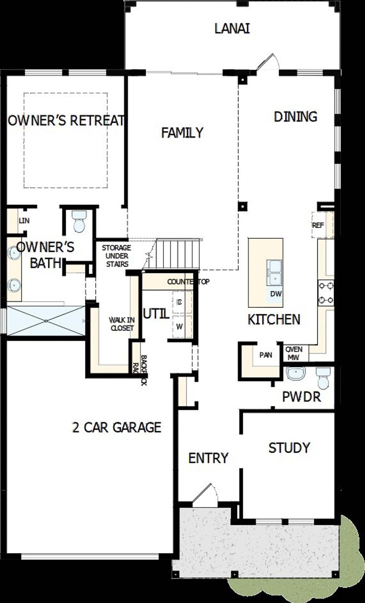 2D floor plan layout of this home in Lakeview Crossing – Tradition Series, Sarasota, FL (Image 2). 2D floor plan layout of this home in Lakeview Crossing – Tradition Series, Sarasota, FL (Image 2).