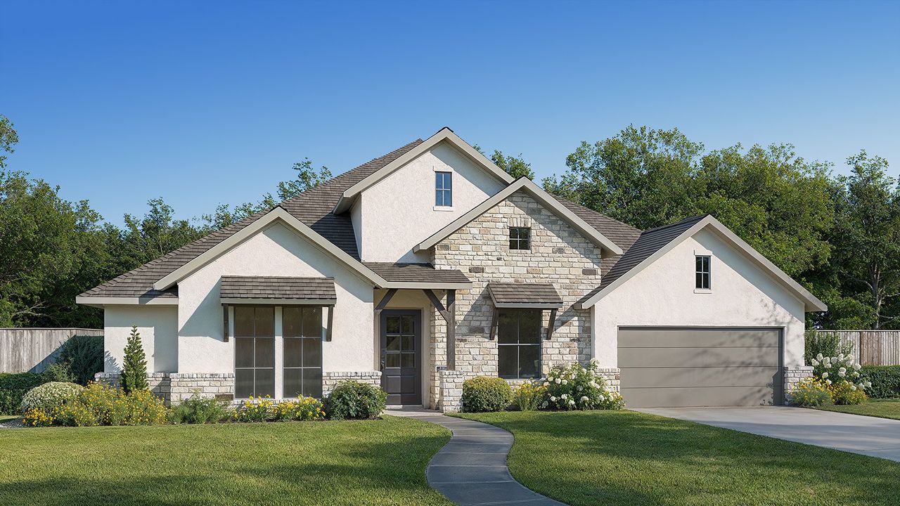 Image 2 representing the 3525P by Perry Homes in Audubon Park 70', Magnolia, TX.