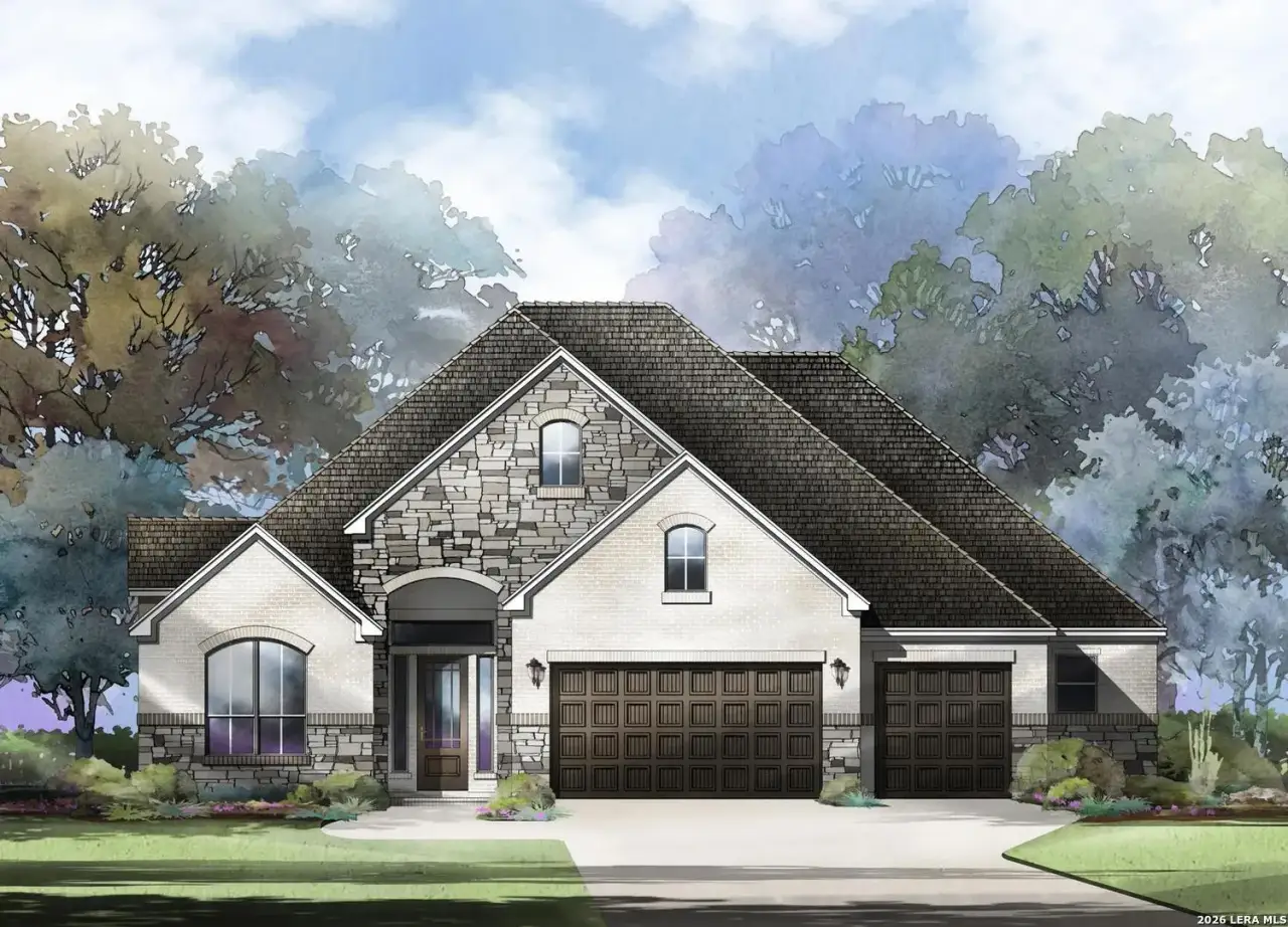 Exterior rendering of this home design in , San Antonio, TX (Image 2). Exterior rendering of this home design in , San Antonio, TX (Image 2).
