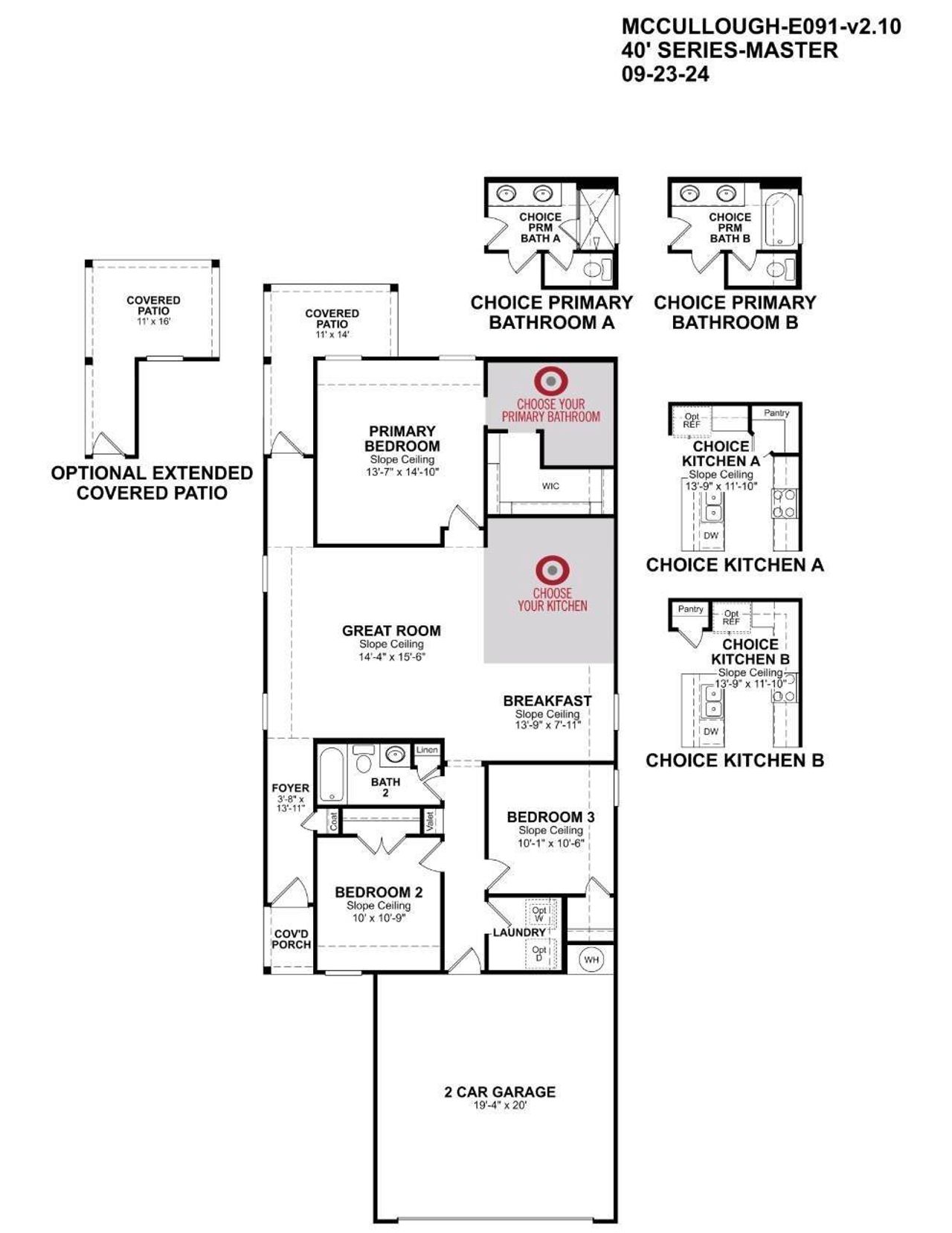 2D floor plan layout of this home in Laurel Landing, Alvin, TX (Image 2).