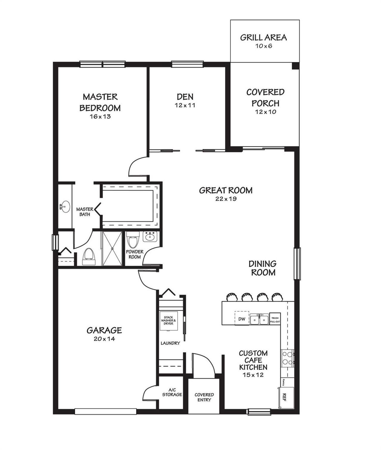 2D floor plan layout of this home in , Port St. Lucie, FL (Image 2). 2D floor plan layout of this home in , Port St. Lucie, FL (Image 2).