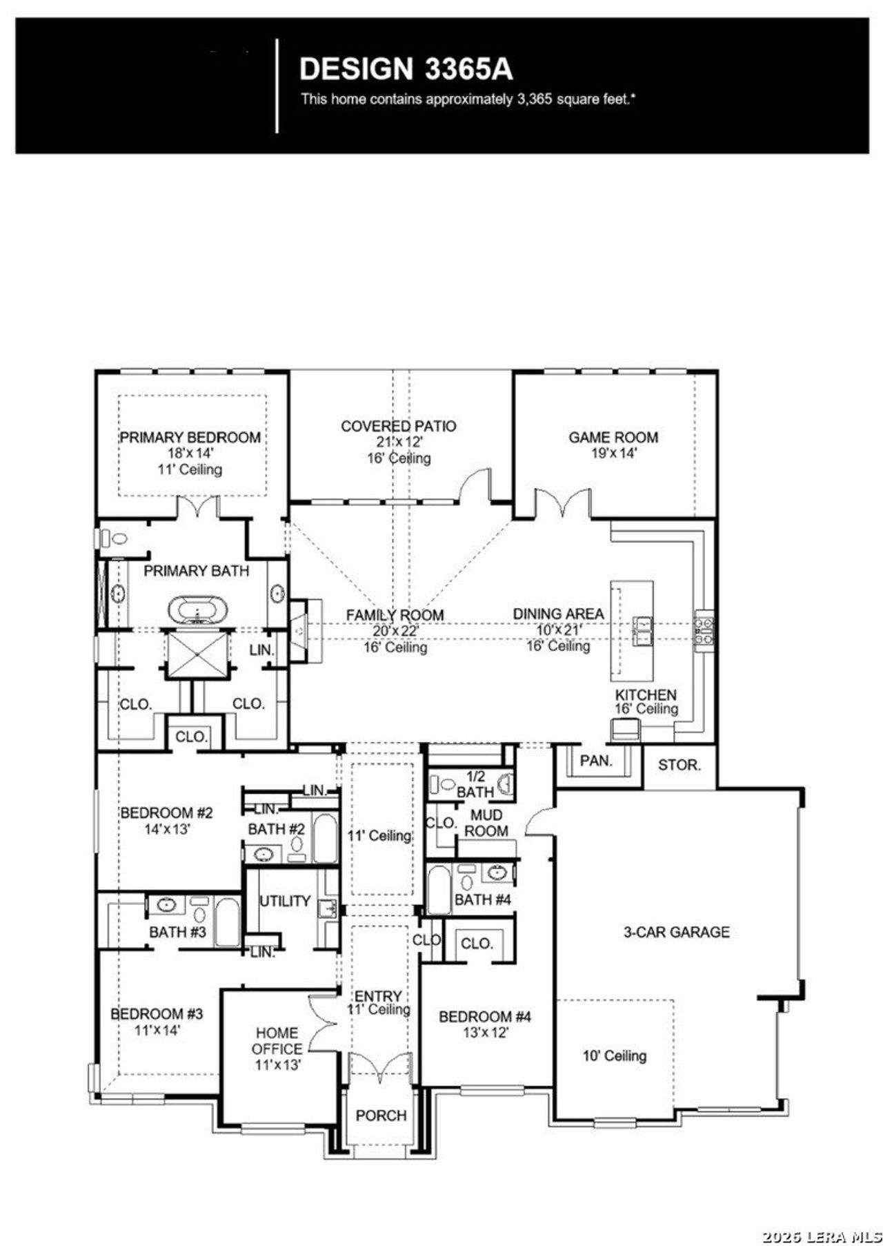 2D floor plan layout of this home in Thornebrook, Bulverde, TX (Image 2). 2D floor plan layout of this home in Thornebrook, Bulverde, TX (Image 2).