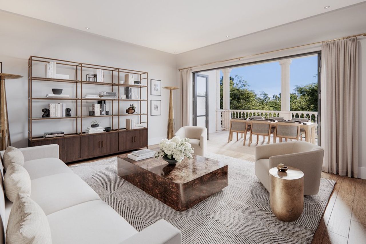 Representative furnished interior of a home built from the Condominium Residences by MG Developer in The Village at Coral Gables, Coral Gables (Image 2).