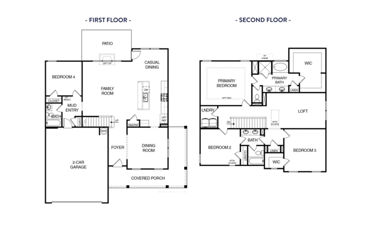 2D floor plan layout of this home in Fairview Chase, Covington, GA (Image 2). 2D floor plan layout of this home in Fairview Chase, Covington, GA (Image 2).