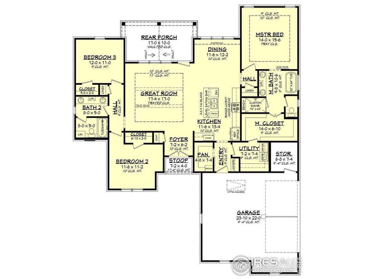 2D floor plan layout of this home in , Fort Morgan, CO (Image 2).
