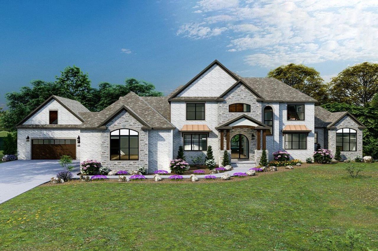 Representative exterior photo of a completed home built from the The Chestnut by Remington Custom Homes in Bella Crossing, Benbrook, TX (Image 2).