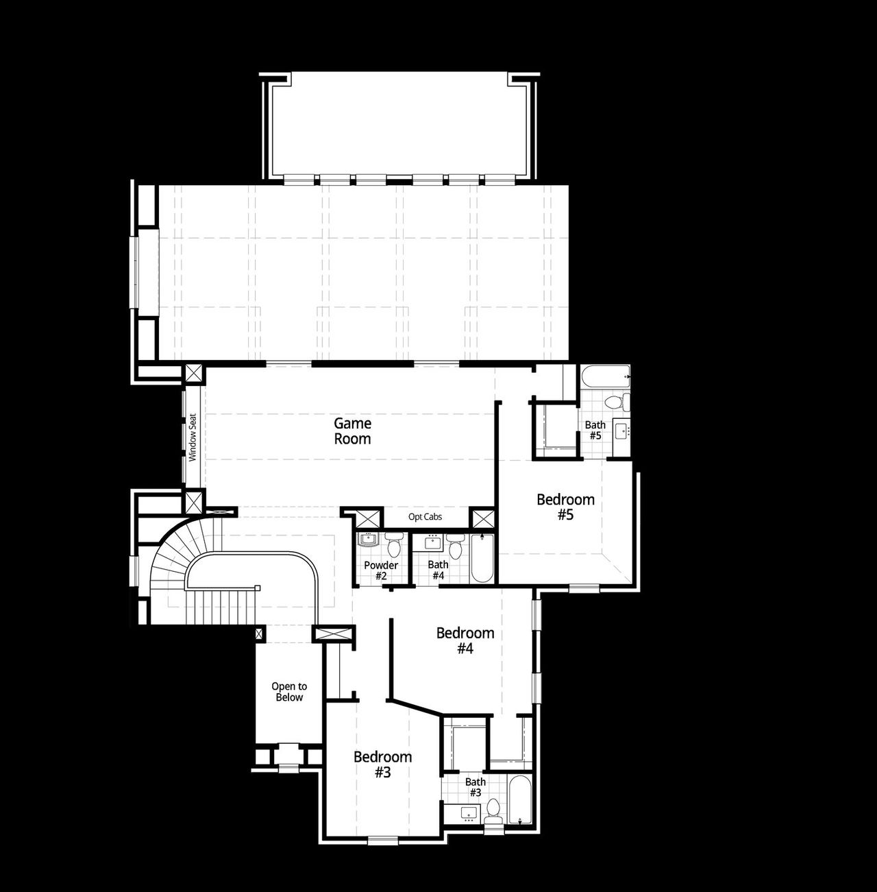 2D floor plan layout for the Varese by Huntington Homes in Kresston 70s, Montgomery, TX (Image 2). 2D floor plan layout for the Varese by Huntington Homes in Kresston 70s, Montgomery, TX (Image 2).