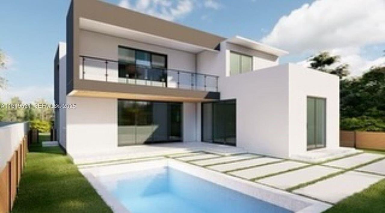 Exterior details and patio area of a home in , Miami (Image 2).