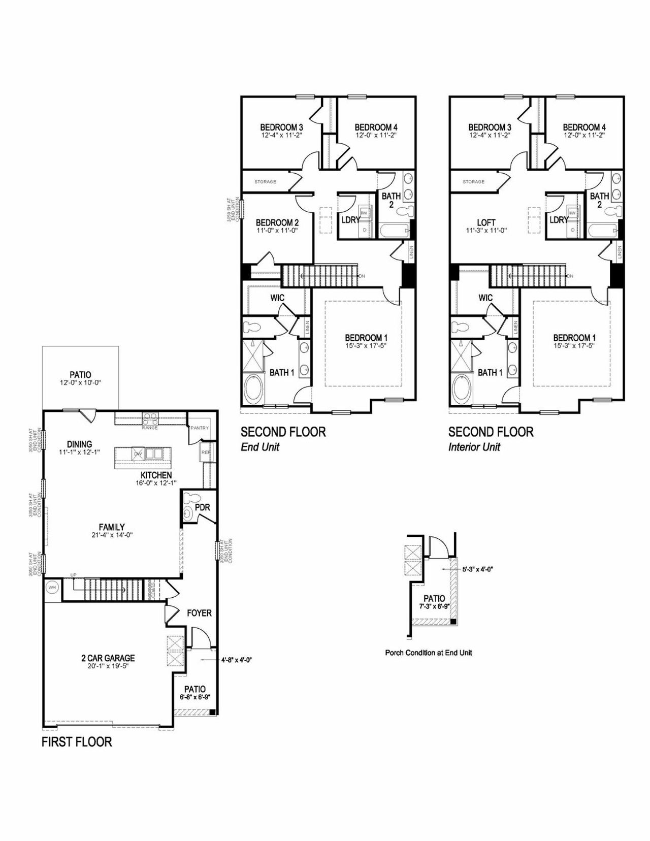2D floor plan layout for the Sullivan by D.R. Horton in Village at Pine Valley, Gainesville, GA (Image 2).