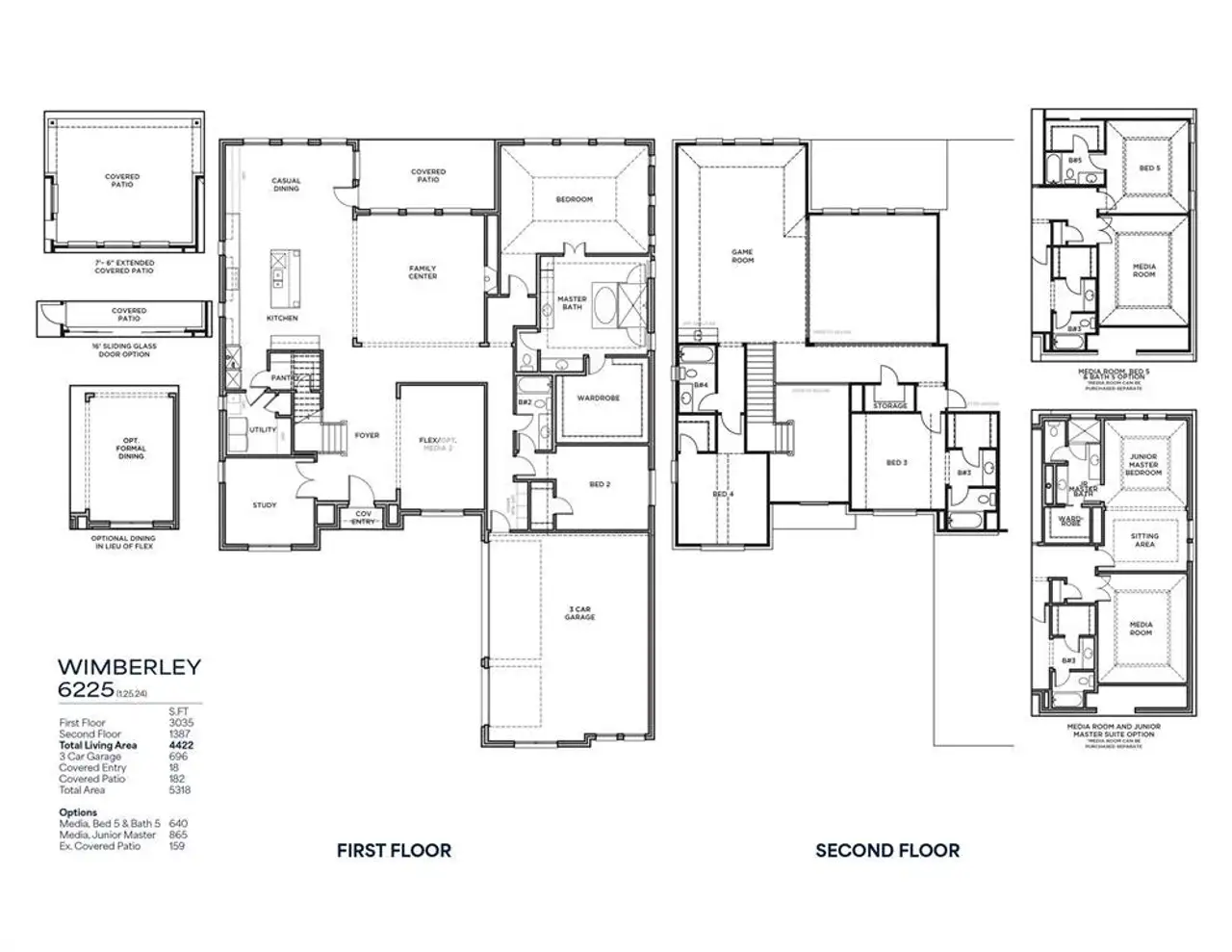 2D floor plan layout of this home in Winding Creek, Rockwall, TX (Image 2).