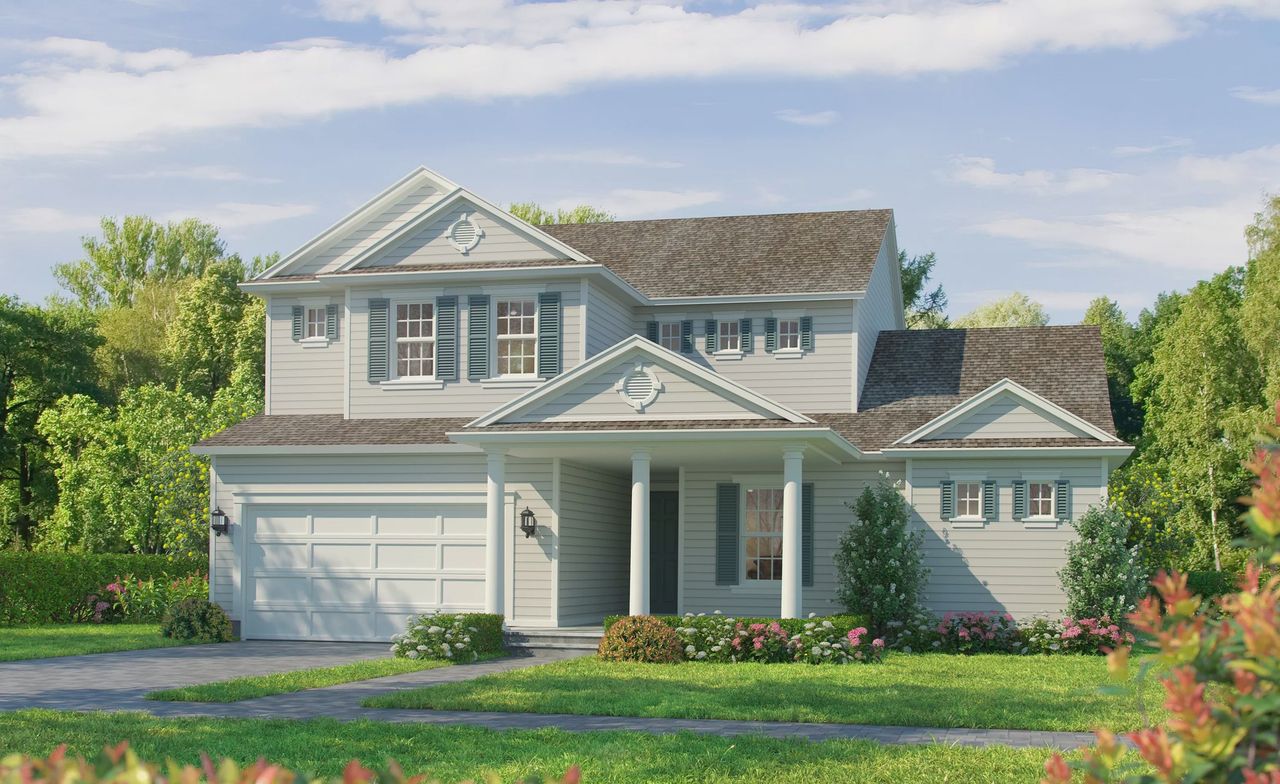 Representative exterior photo of a completed home built from the Palos Verdes by ICI Homes in EverRange, Jacksonville, FL (Image 2).
