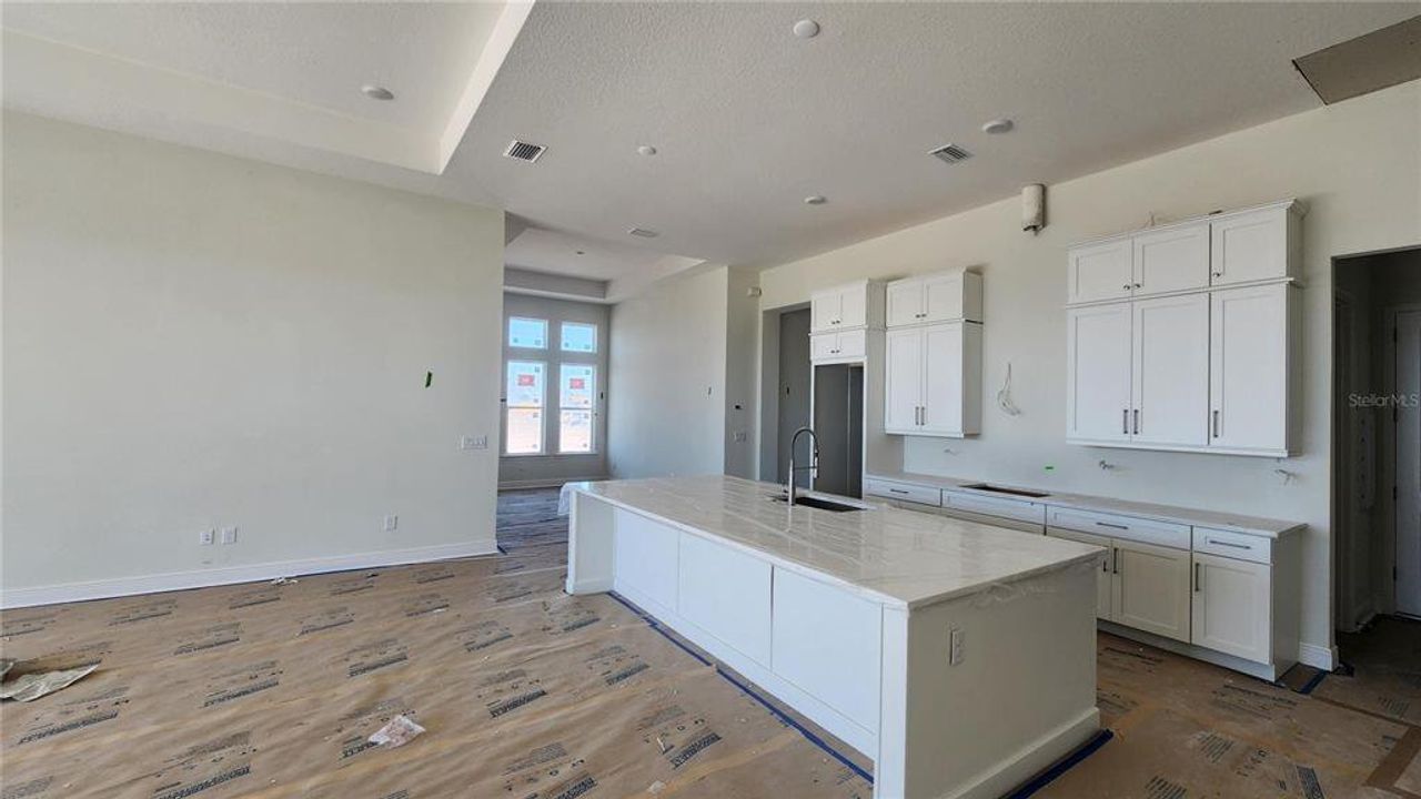 In-progress construction of a new home in Wellen Park, Venice, FL (Image 2).