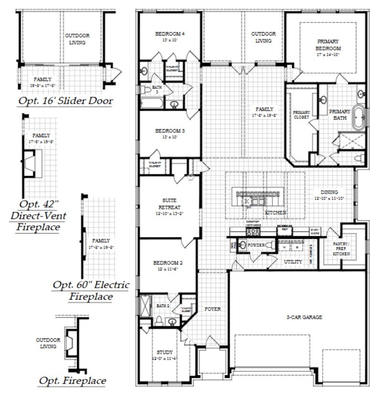 2D floor plan layout of this home in The Grove at Blackhawk, Pflugerville, TX (Image 2). 2D floor plan layout of this home in The Grove at Blackhawk, Pflugerville, TX (Image 2).