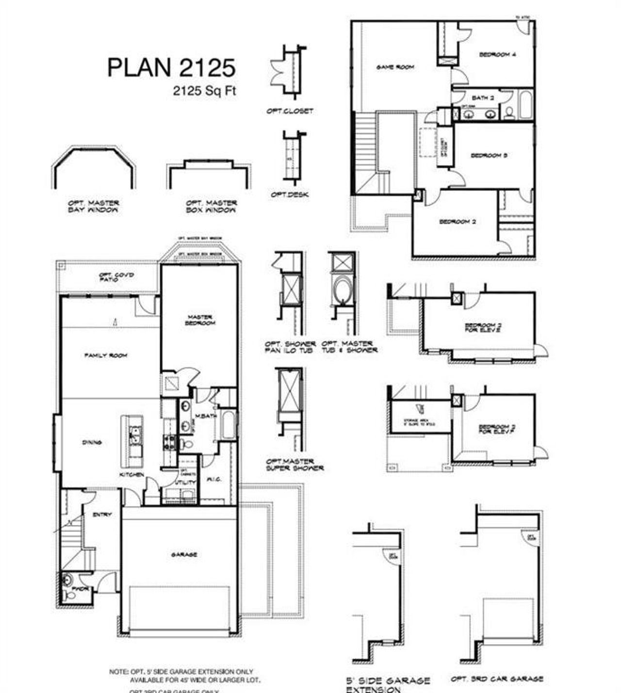 2D floor plan layout of this home in Parkerville Meadows, DeSoto, TX (Image 2).