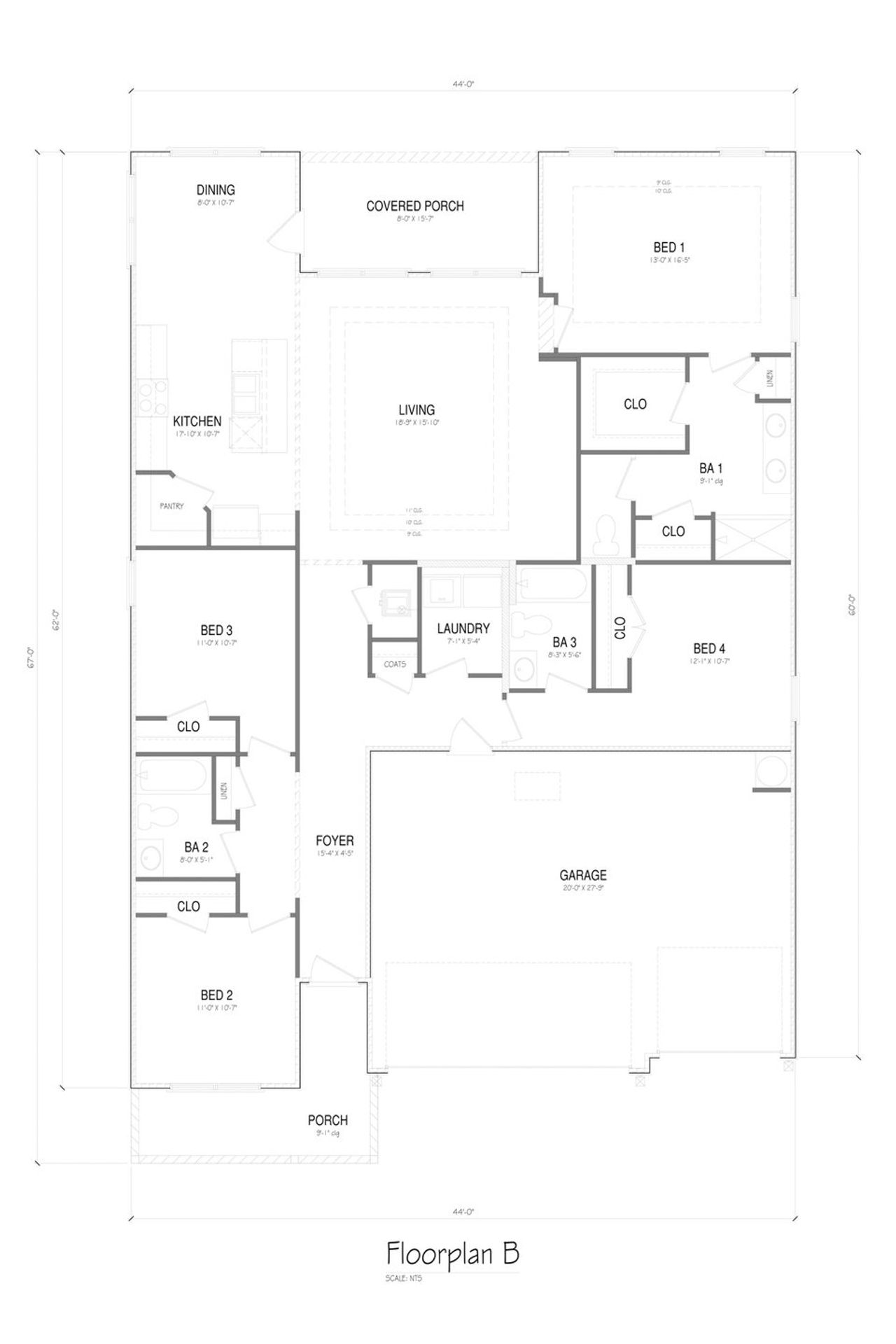 2D floor plan layout of this home in Misting Springs, Crawfordville, FL (Image 2). 2D floor plan layout of this home in Misting Springs, Crawfordville, FL (Image 2).