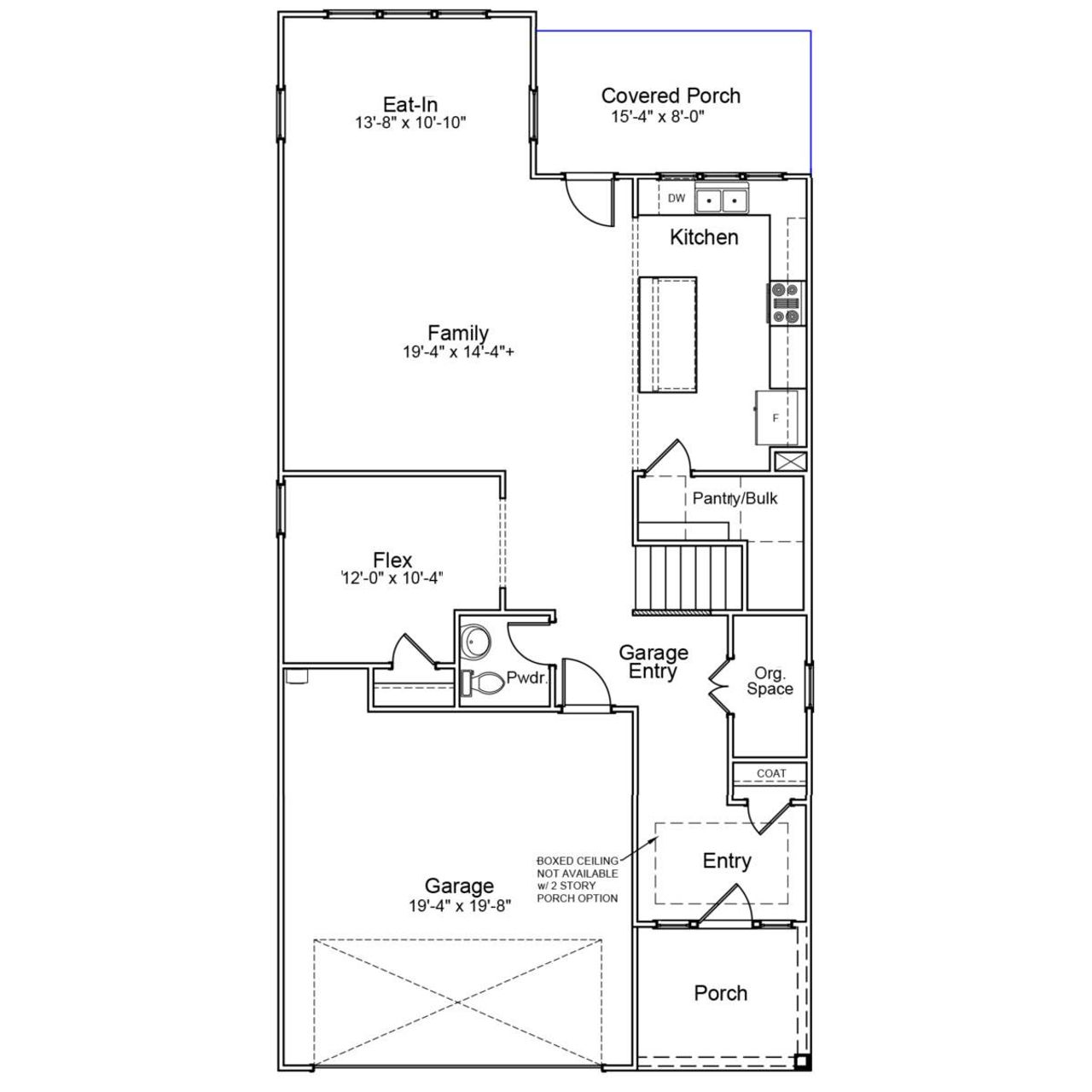 2D floor plan layout of this home in Renaissance at White Oak, Garner, NC (Image 2). 2D floor plan layout of this home in Renaissance at White Oak, Garner, NC (Image 2).