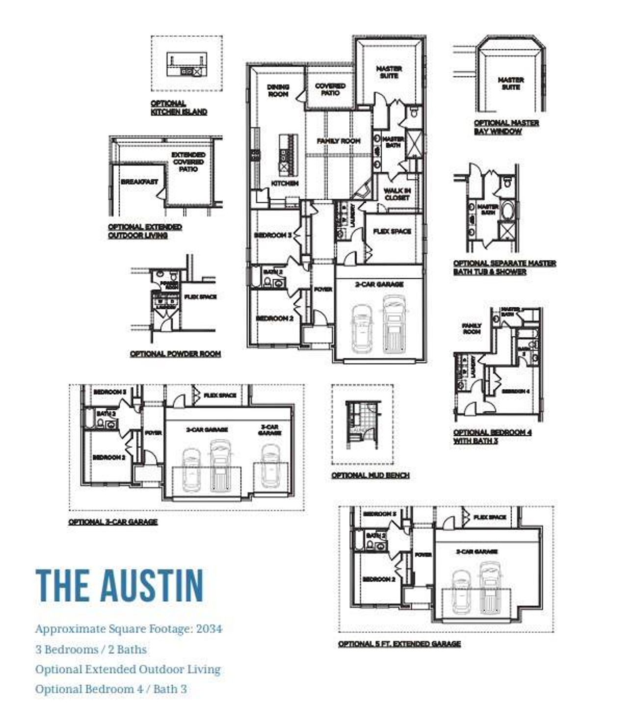 2D floor plan layout of this home in Grand Magnolia, Magnolia, TX (Image 2). 2D floor plan layout of this home in Grand Magnolia, Magnolia, TX (Image 2).