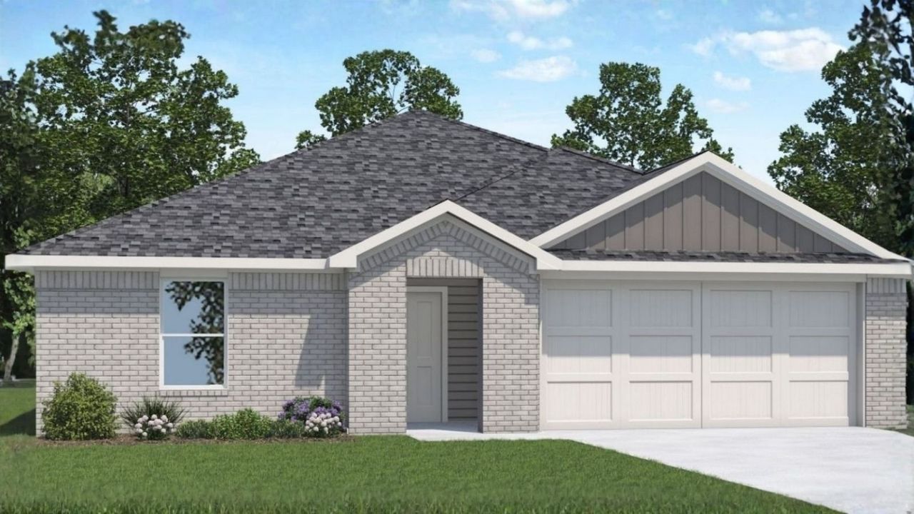 Representative exterior photo of a completed home built from the Plan by D.R. Horton in Watermark, Alvin, TX (Image 2).