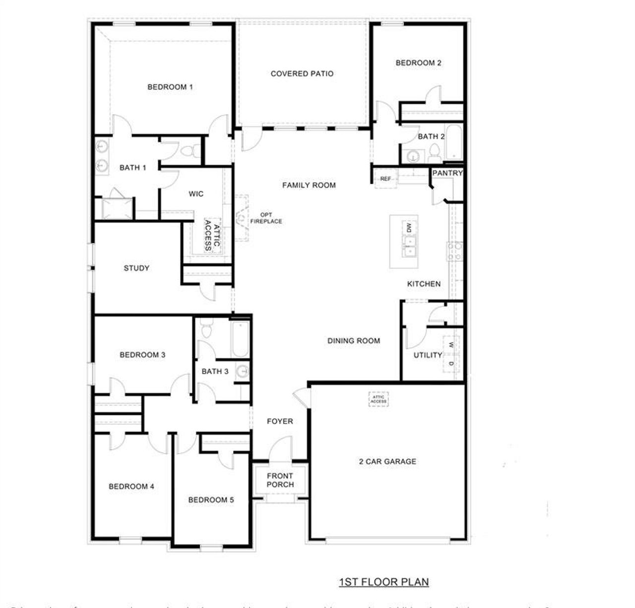2D floor plan layout of this home in Silverado, Aubrey, TX (Image 2). 2D floor plan layout of this home in Silverado, Aubrey, TX (Image 2).