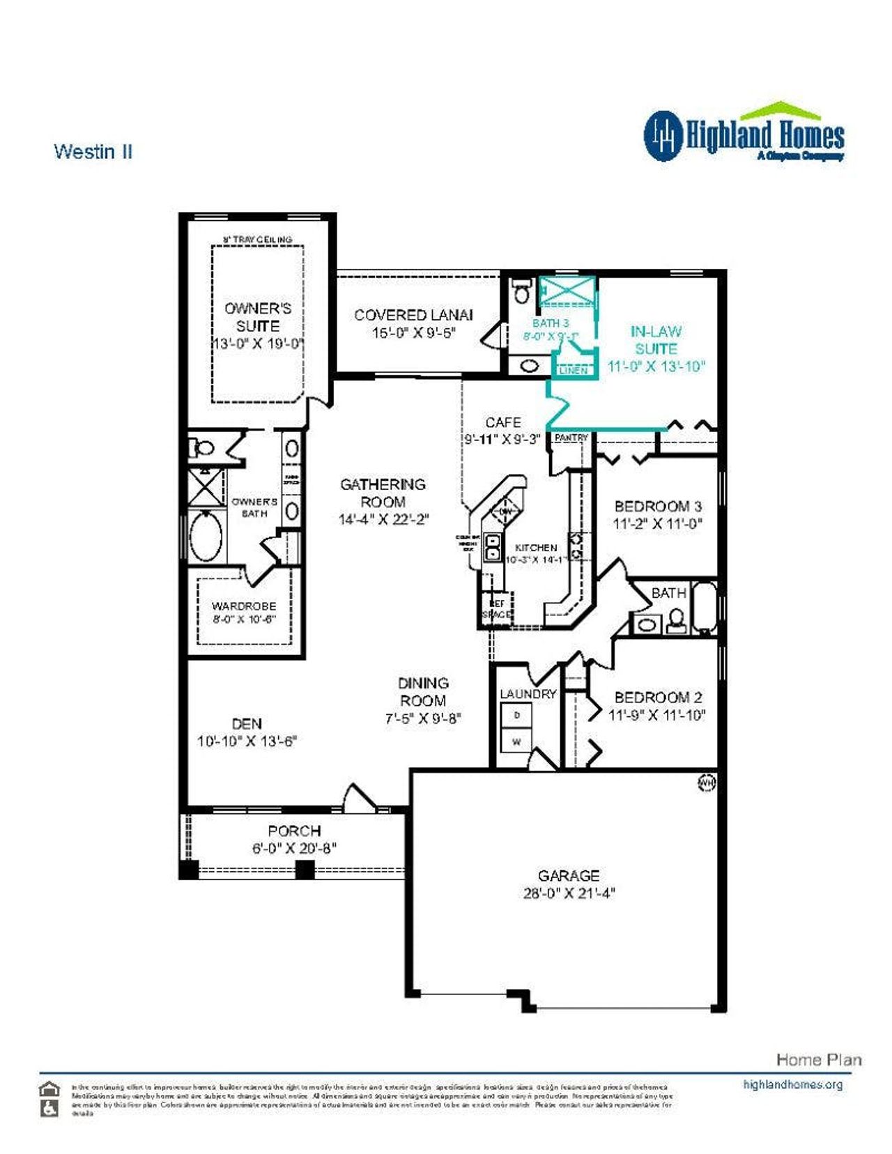 Westin II - Home Layout Westin II - Home Layout