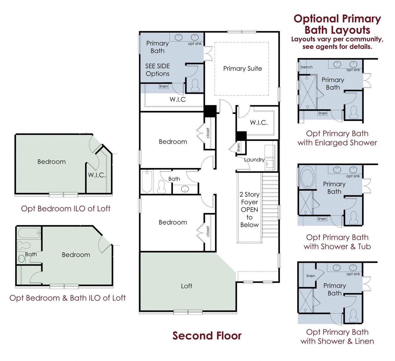 2D floor plan layout for the Chestnut by Chafin Communities in Hagood Farm, Bethlehem, GA (Image 2).
