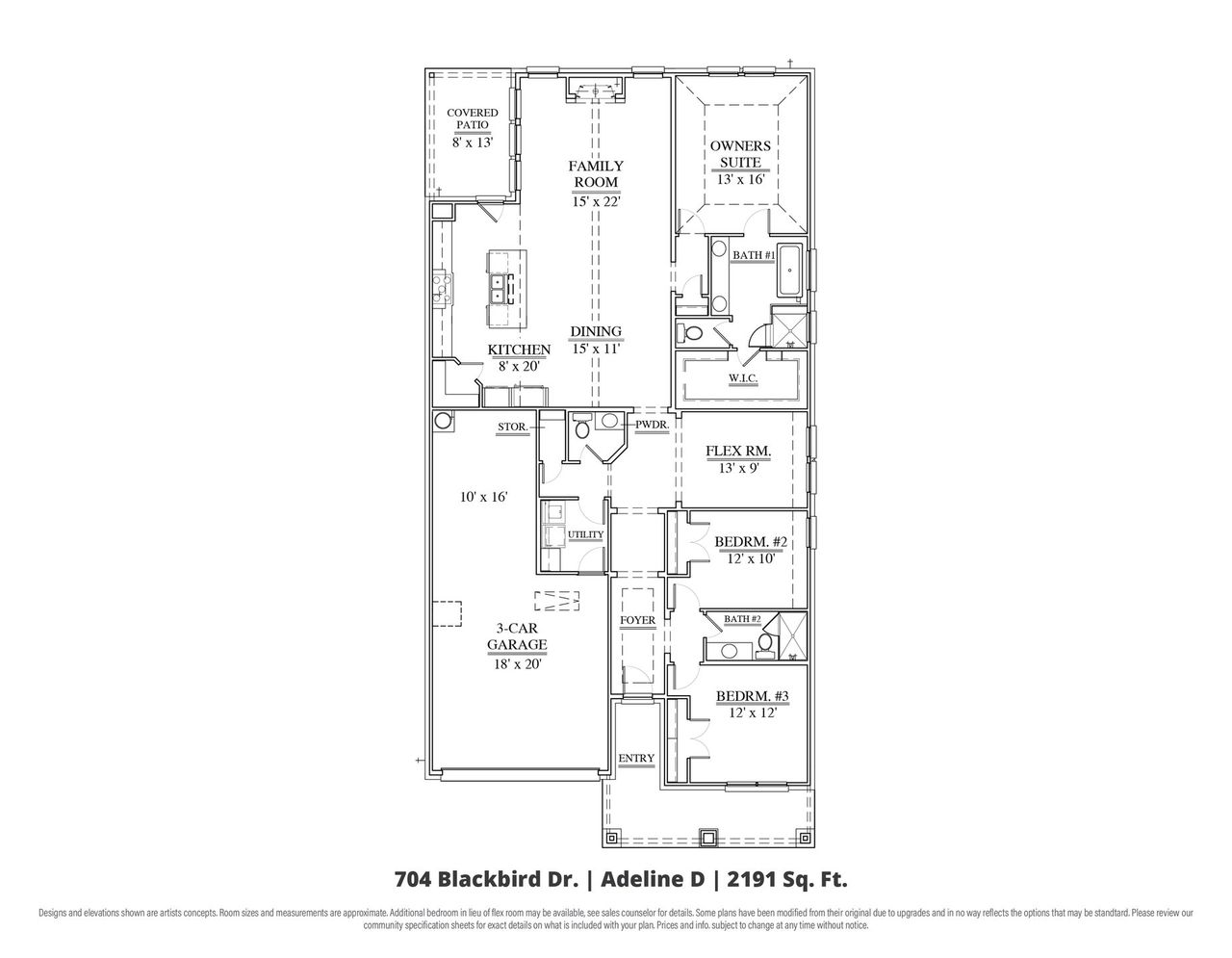 2D floor plan layout of this home in Parks of Aledo, Aledo, TX (Image 2). 2D floor plan layout of this home in Parks of Aledo, Aledo, TX (Image 2).