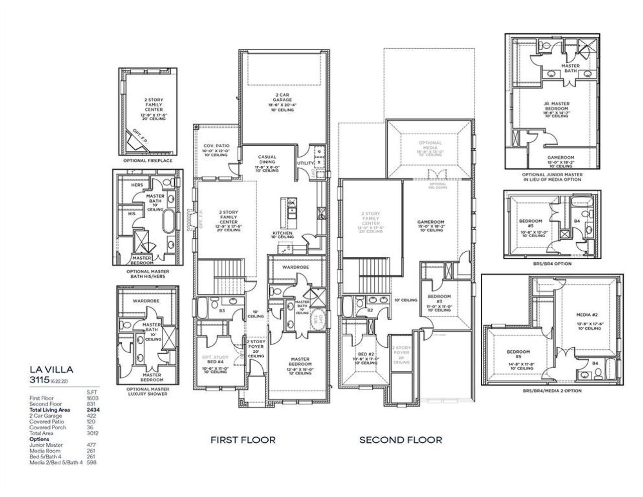 2D floor plan layout of this home in Light Farms Brenham - 40' Lots, Celina, TX (Image 2). 2D floor plan layout of this home in Light Farms Brenham - 40' Lots, Celina, TX (Image 2).