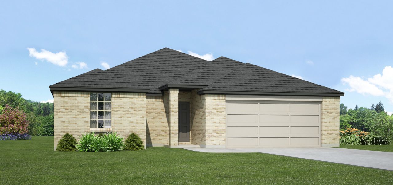 Representative exterior photo of a completed home built from the Travis by Our Country Homes in Runaway Bay, Runaway Bay, TX (Image 2).