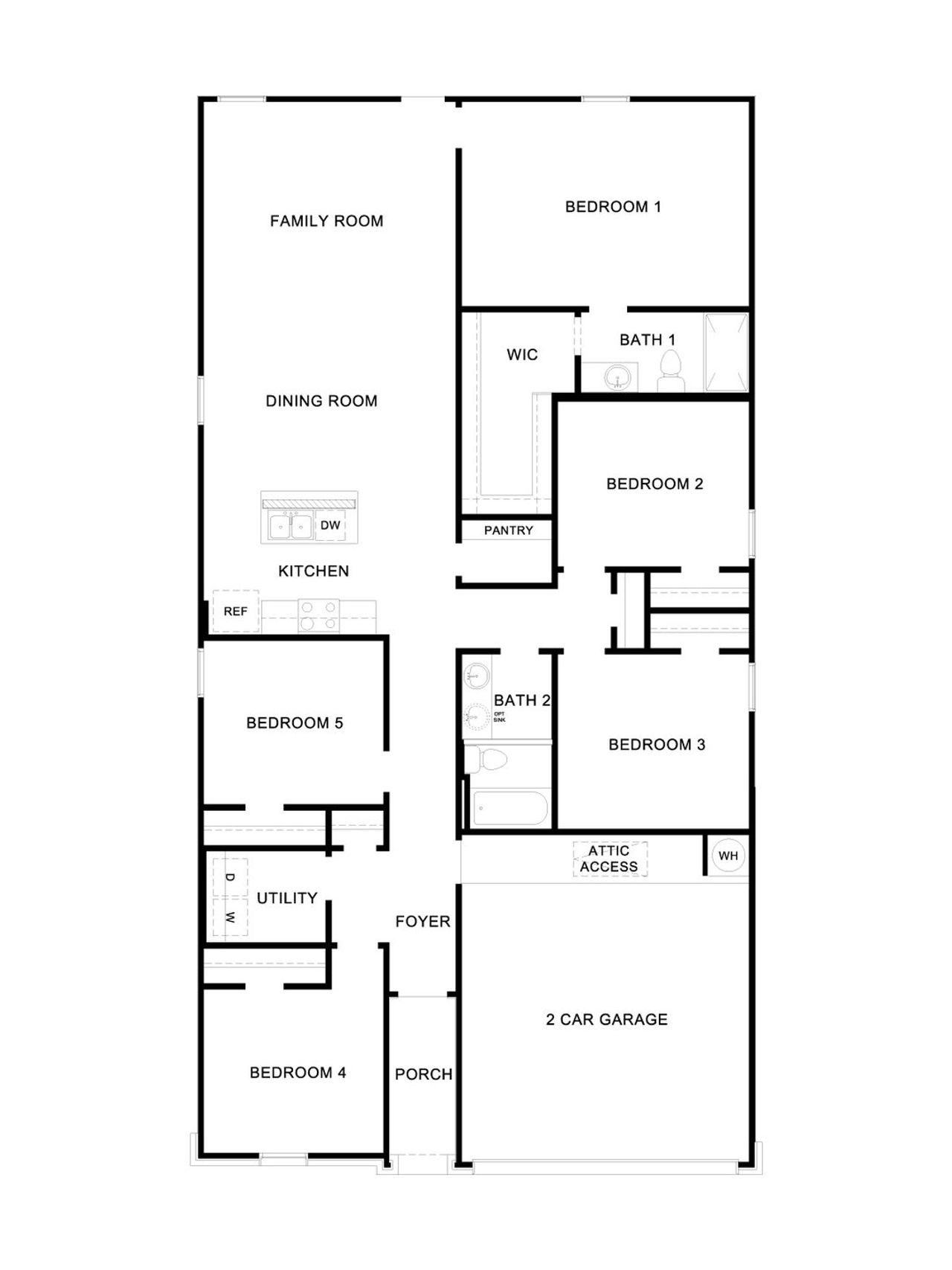 2D floor plan layout of this home in Ladera, Luling, TX (Image 2). 2D floor plan layout of this home in Ladera, Luling, TX (Image 2).